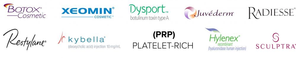 Neuromodulator and Dermal Filler Product Logos